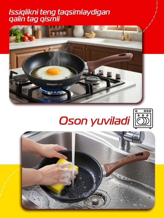 Kukmara Granite ultra tovasi, qopqoqsiz, (Rang-original)