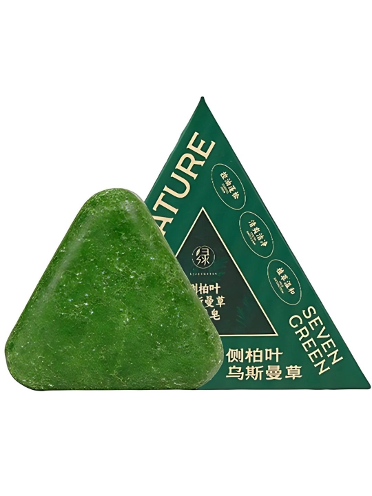 Soch o'stirish uchun yashil shampun-sovun, soch to'kilishiga qarshi