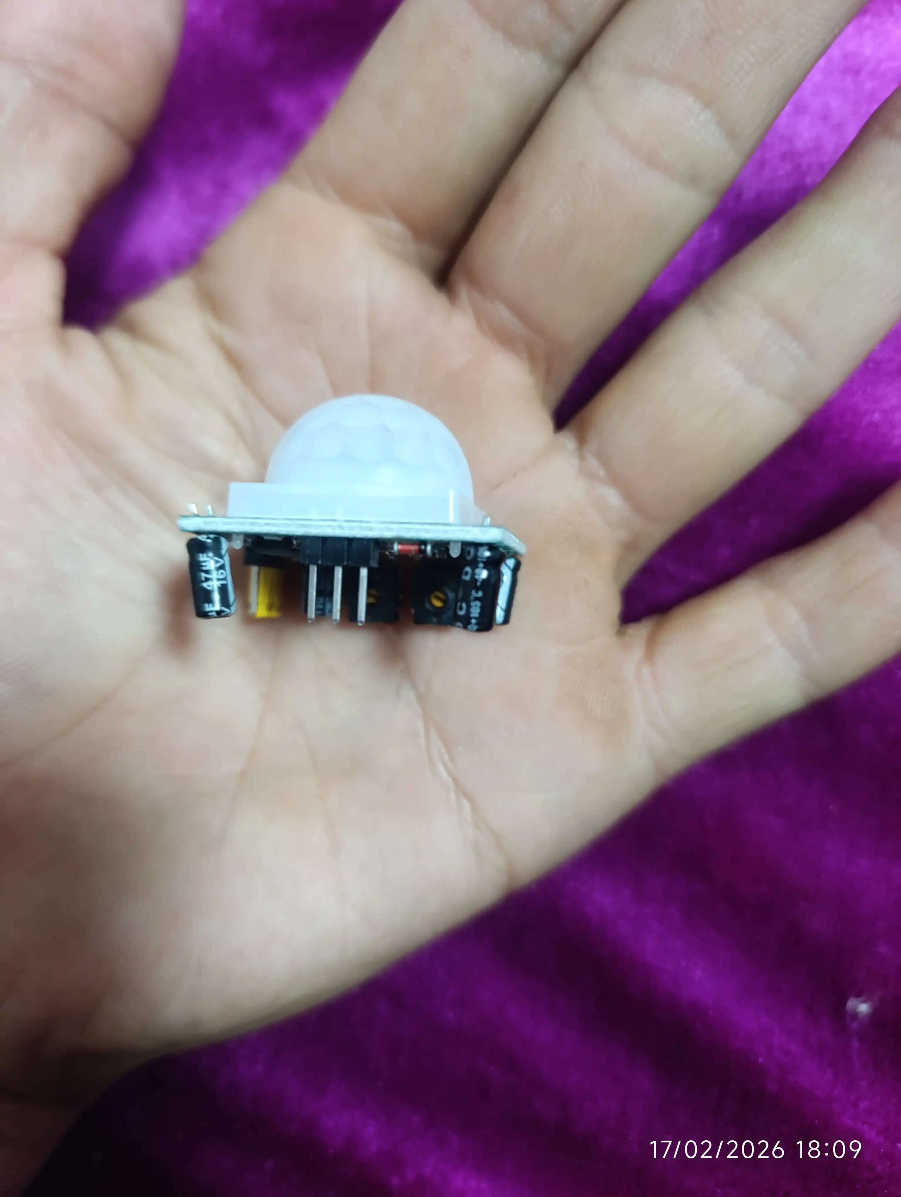 HC-SR501 Infraqizil harakat datchigi PIR Arduino, DIY loyihalari uchun sozlanadigan sensor