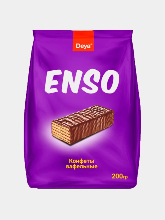 Конфеты вафельные глазированные Enso классические, пачка 200 г [RK-163]