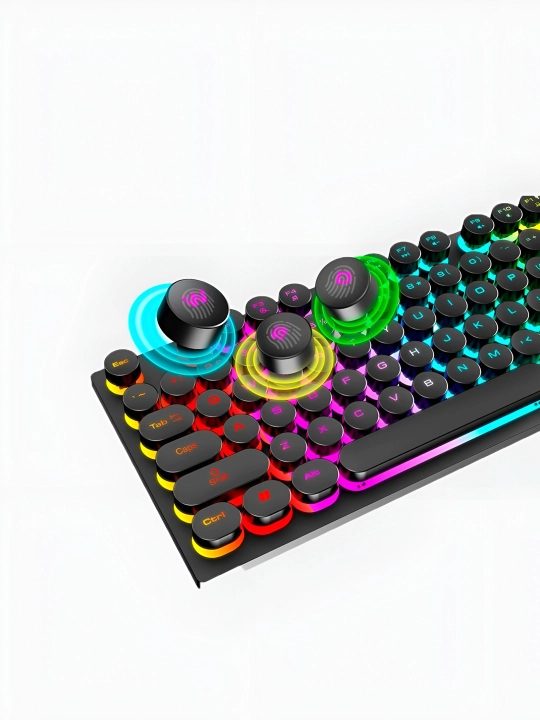 T25 o‘yin uchun RGB klaviatura va sichqoncha, metall korpus bilan
