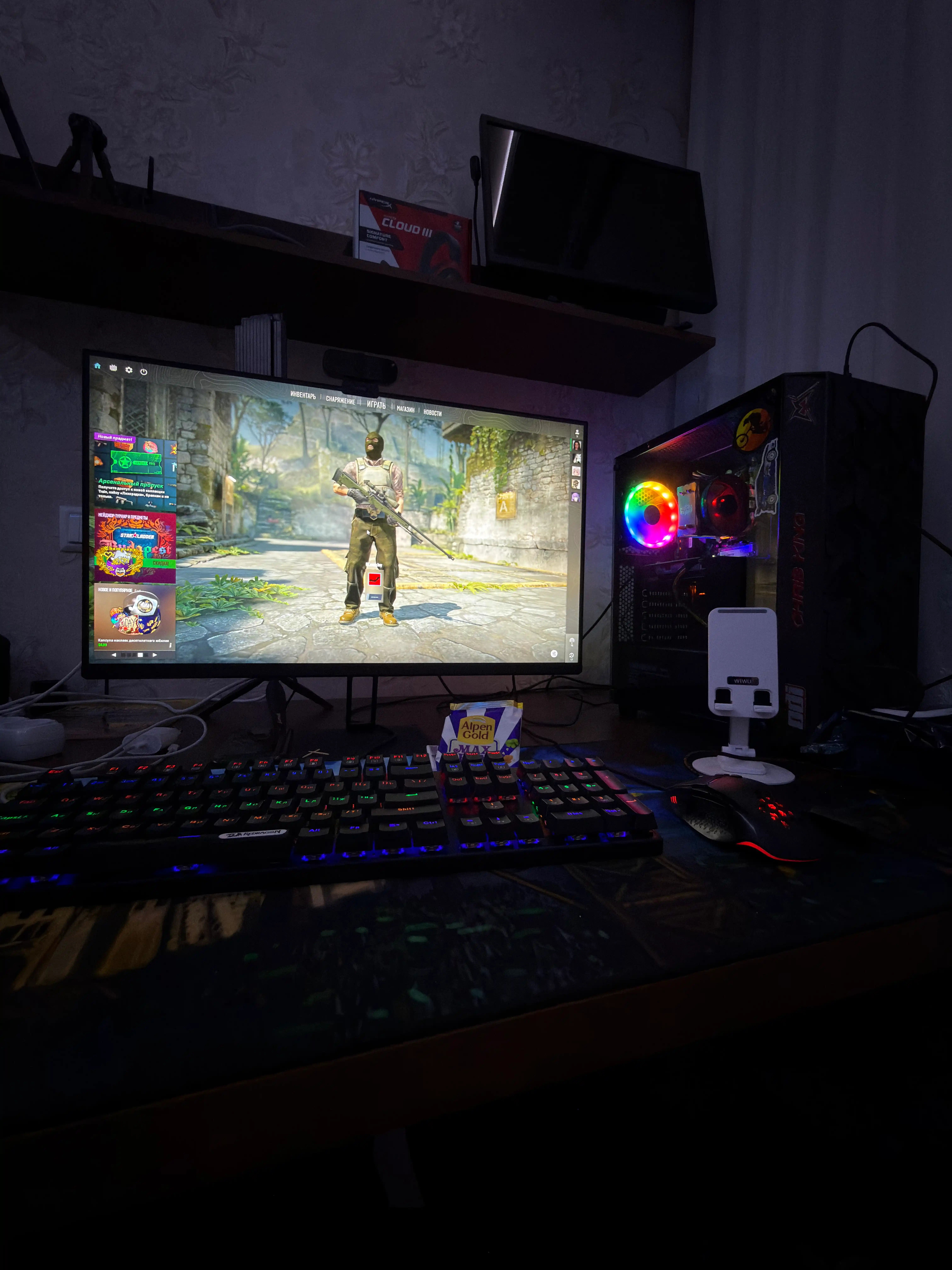 Oyin simli quloqchinlari HyperX Cloud III 7.1, oyin eshitish vositasi 727A8AA 727A9AA
