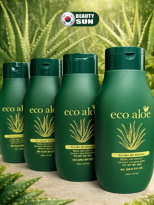 Soch uchun shampun, Rosee Eco aloe, Eco argan, Eco qora sarimsoq, 400 ml