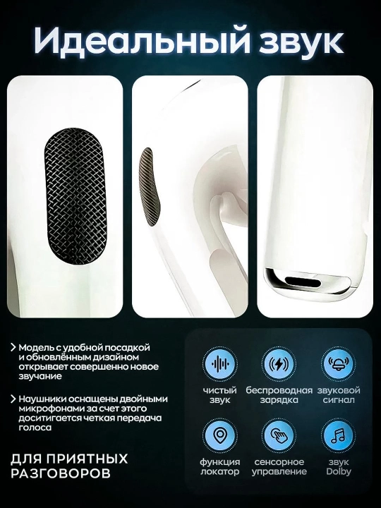 Simsiz quloqchin Pods 4 ANC bluetooth naushnik barcha smartfonlar uchun (ANC ishlaydi)