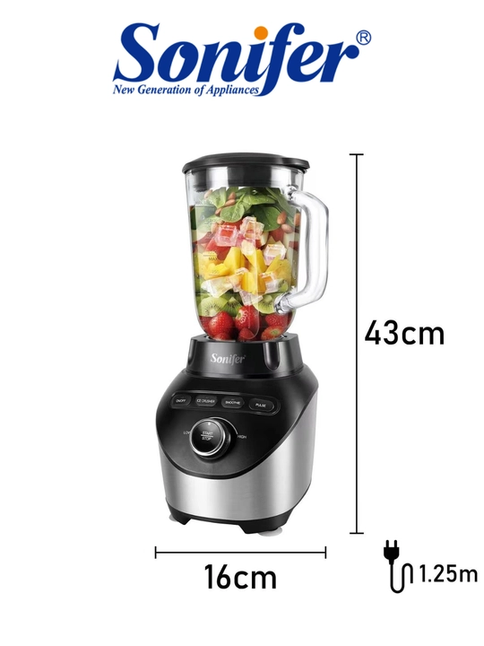 Blender Professional Sonifer SF-8053, hajmi 1.8 litr, quvvat 1000 Vt