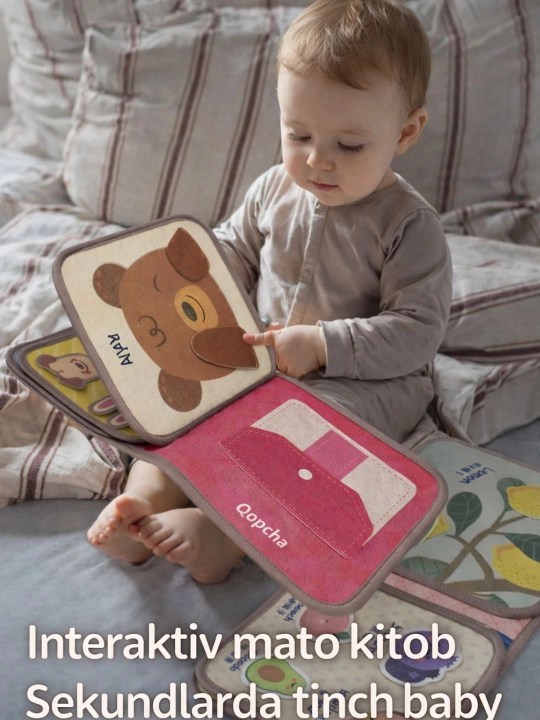 Развивающая книга busy book игрушка для малышей, мягкая книга-игрушка для детей