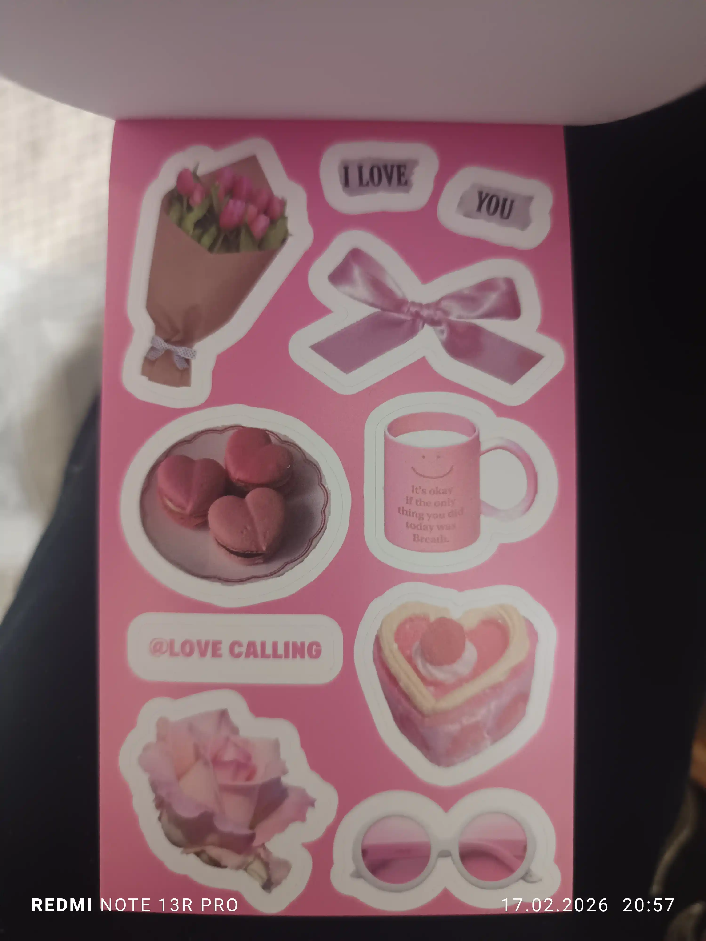 Kantselyariya stikerlari, scrapbooking uchun stikerlar