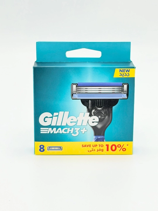 Сменные кассеты для бритвы Gillette Mach3+ Plus, 8 шт - 