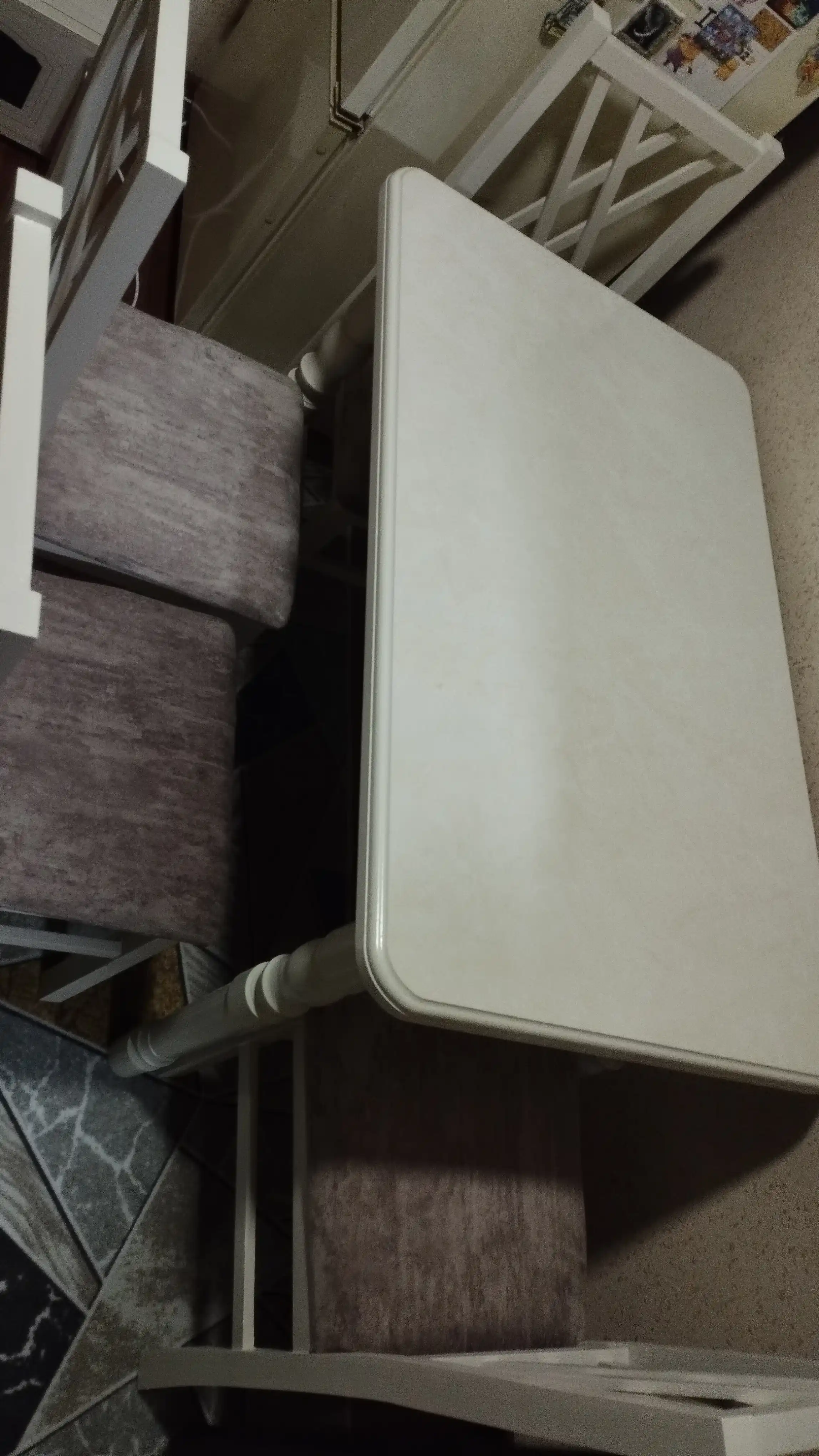 Стол и стулья для кухни MDF, обеденный комплект, кухонная мебель на 4 персон, 6 персон
