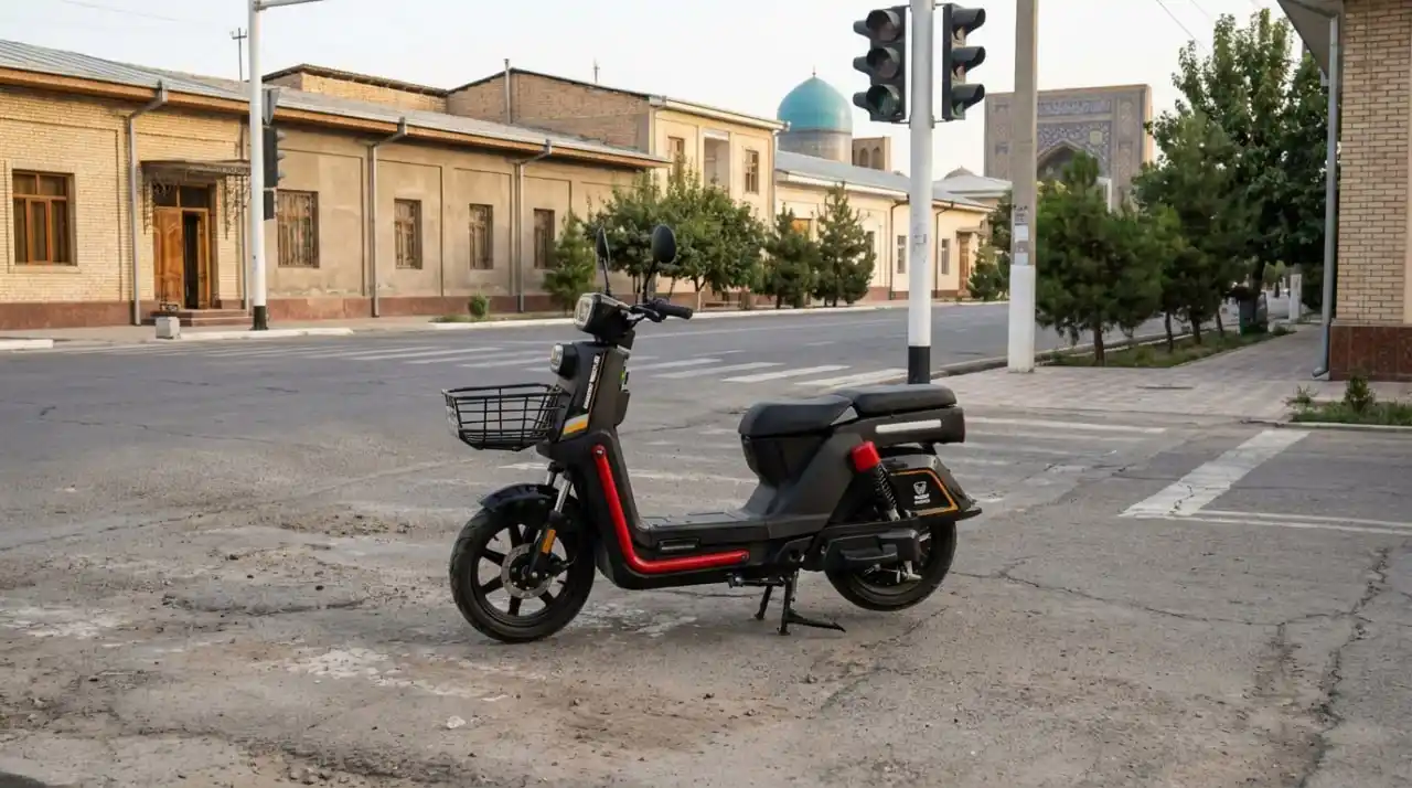 Tezkor elektr skuter ixcham moped shahar uchun akkumulyatorsiz