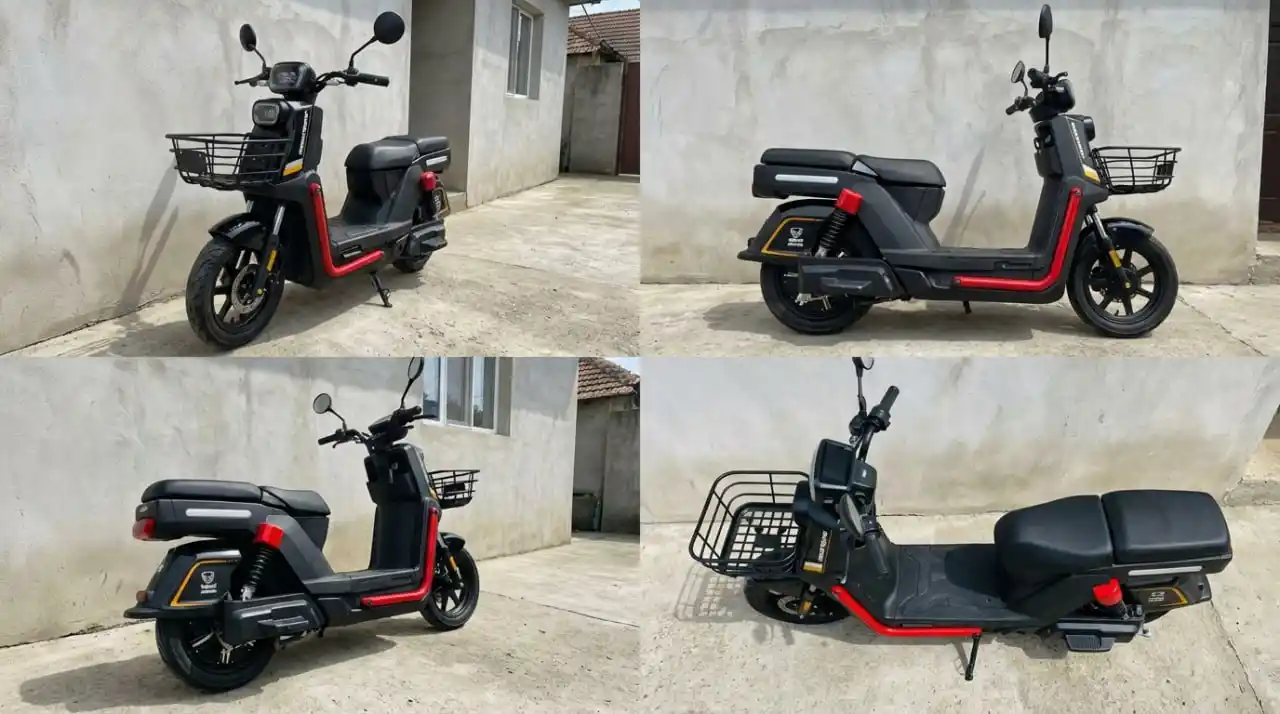Tezkor elektr skuter ixcham moped shahar uchun akkumulyatorsiz