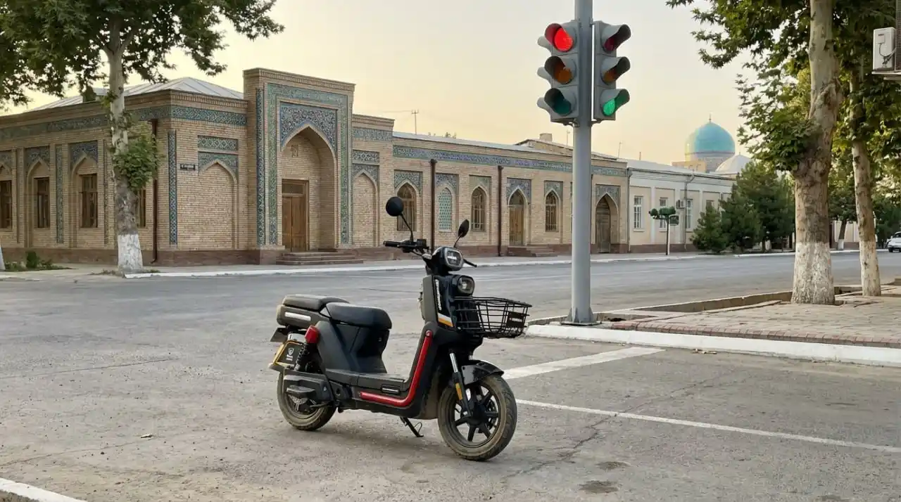 Tezkor elektr skuter ixcham moped shahar uchun akkumulyatorsiz