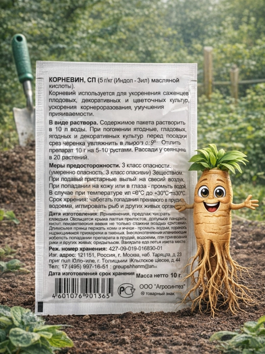 Корневин — стимулятор корнеобразования, 10гр 