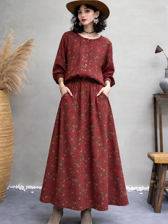 Ayollar dvoyka kostyumi oversize 2v1 paxta 100% 48–56 rubashka va yubka cho‘ntakli, yozgi