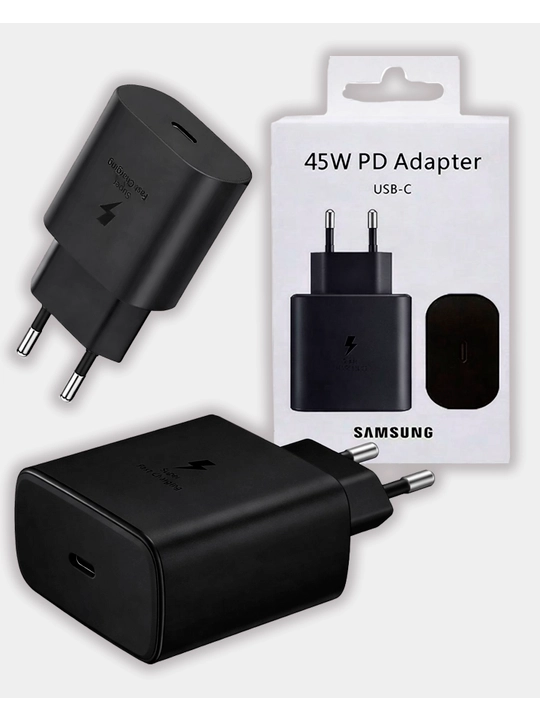 Быстрое зарядное устройство Samsung 45W / 25W с кабелем Type-C - 