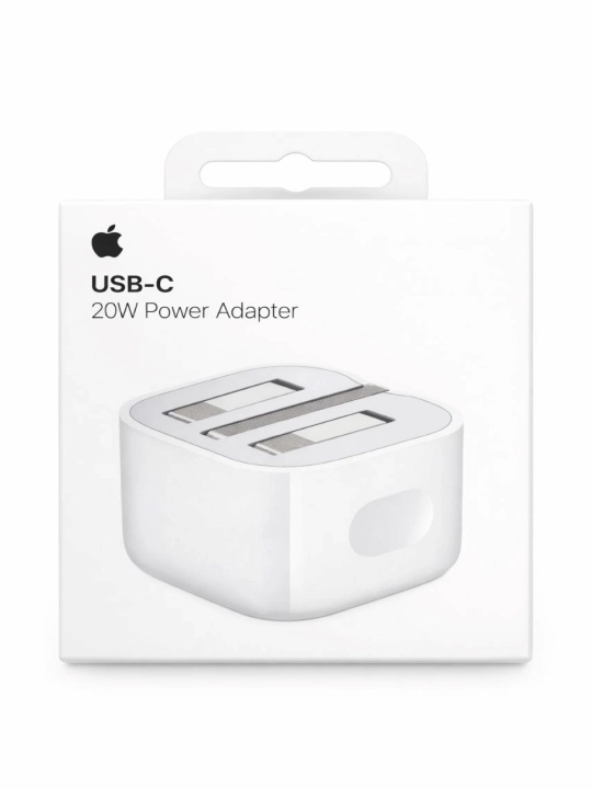 Зарядное устройство (ОРГ) USB-C 20W для iPhone X, 11, 12, 13, 14, 15, 16, 17 быстрой заряд