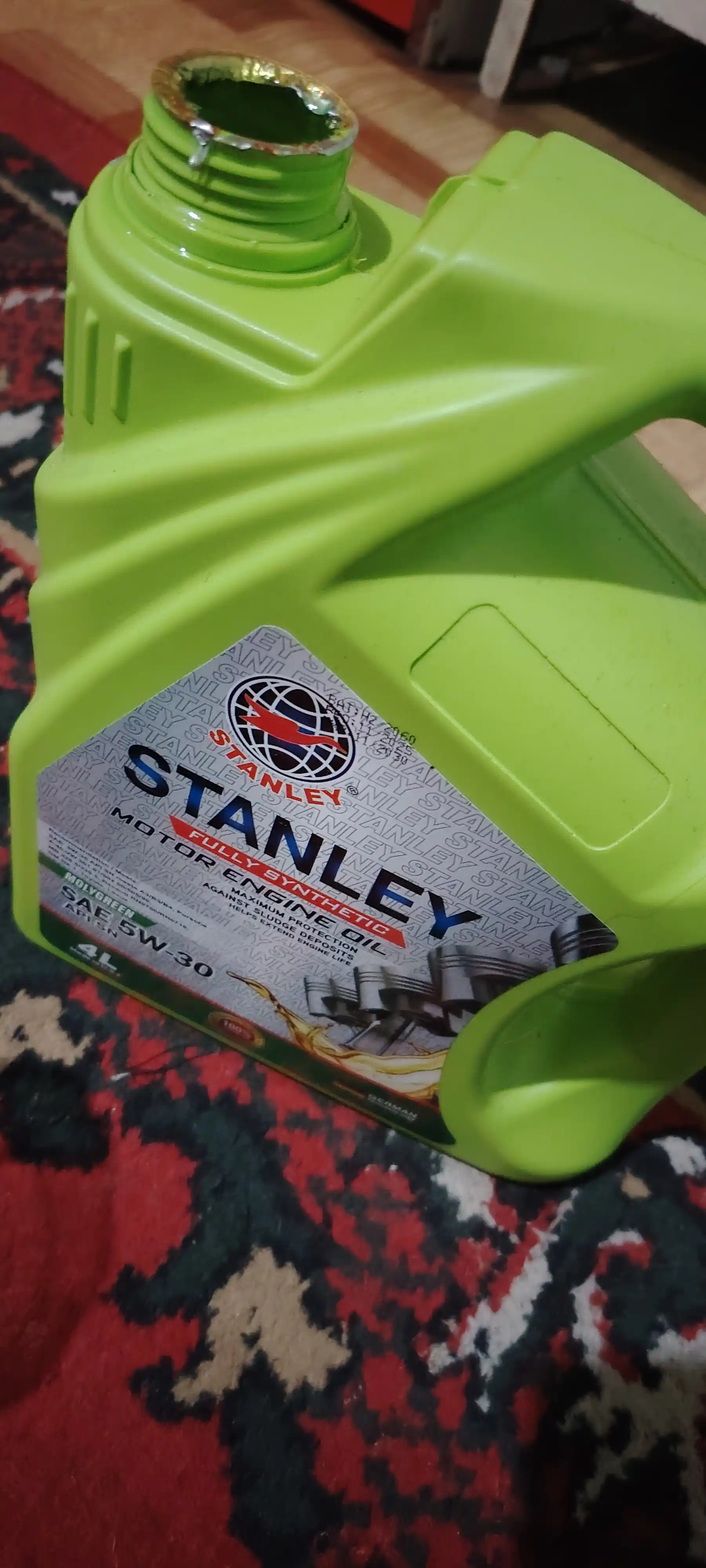 Motor moyi STANLEY Molygreen 5W30 API, SN GM Dexos1 Gen 2