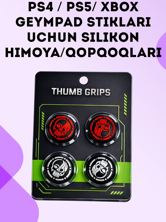 PS4 / PS5/ XBOX Geympad stiklari uchun silikon himoya qopqoqlarI
