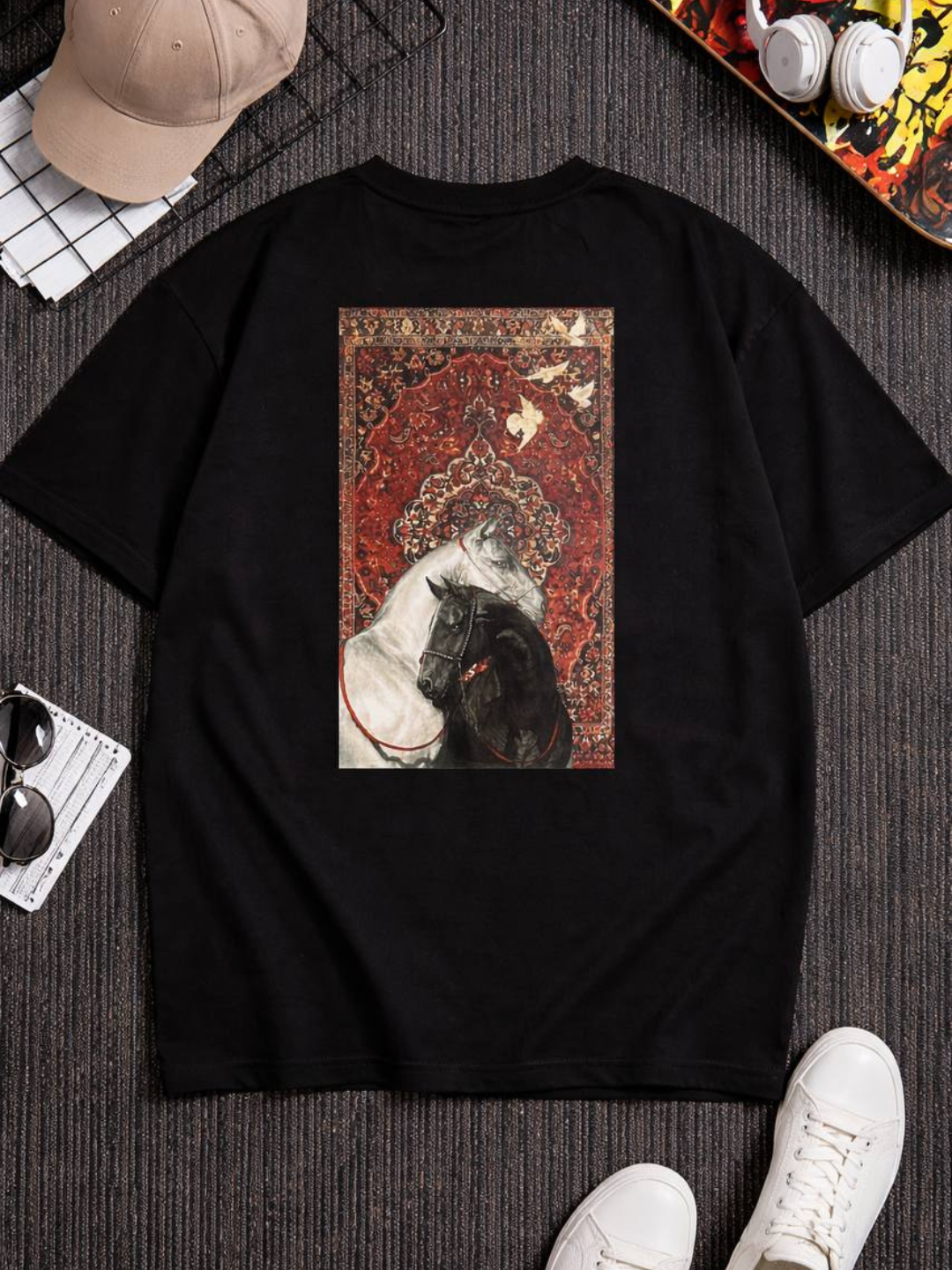 Erkaklar uchun ham, ayollar uchun ham mos katta o‘lchamdagi oddiy unisex futbolka, 1 dona - 