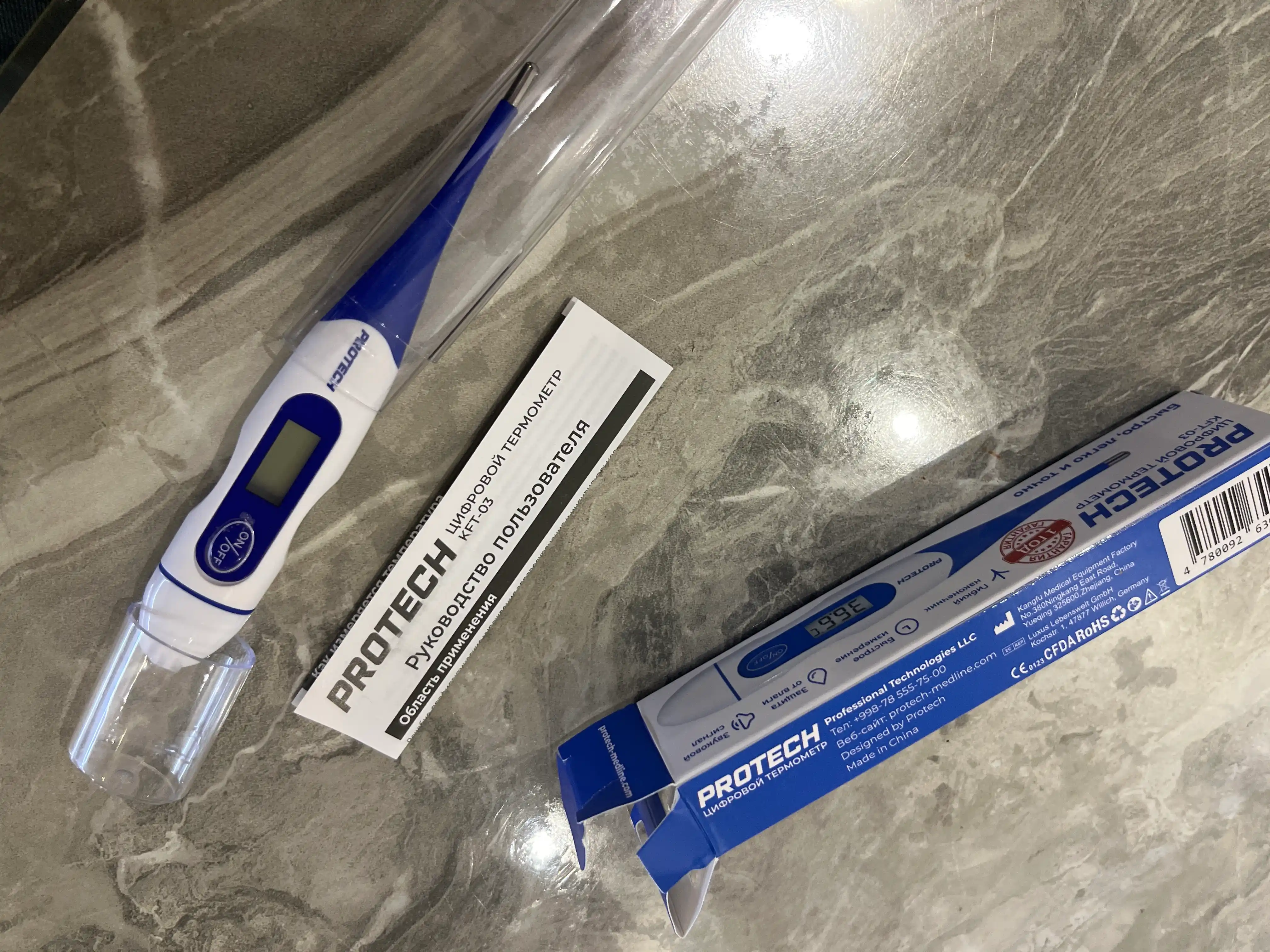 Termometr raqamli 32-42.9C Protech KFT-03