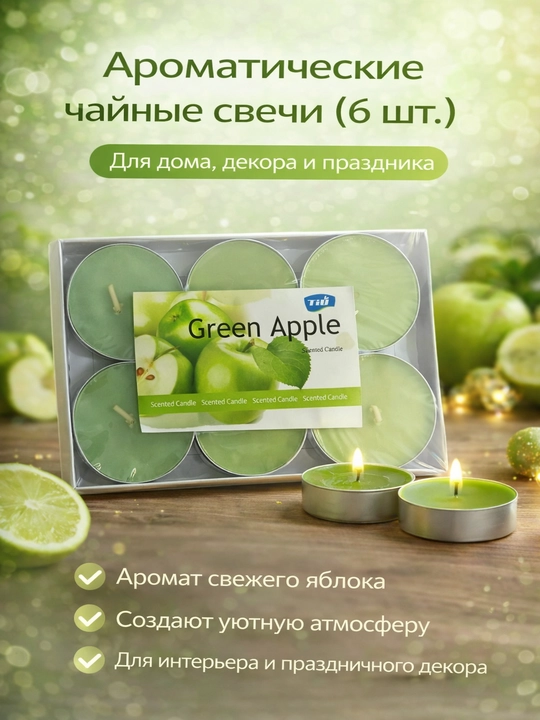 Aromatik choy shamchalari (6 dona) – Uy, dekor va bayram uchun - 