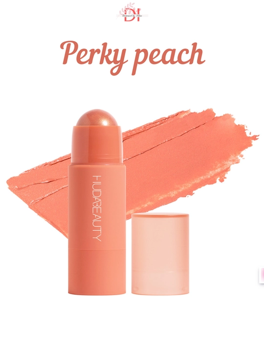 Kremli stik rumyana Huda Beauty-yumshoq tekstura, yuzga tabiiy rang, oson surtish, ixcham