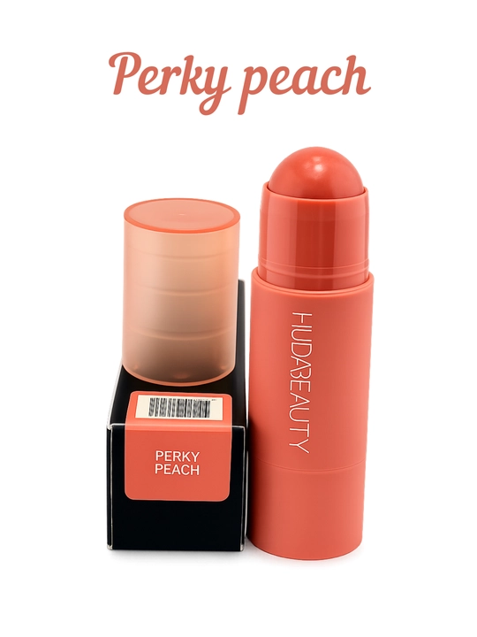 Kremli stik rumyana Huda Beauty-yumshoq tekstura, yuzga tabiiy rang, oson surtish, ixcham