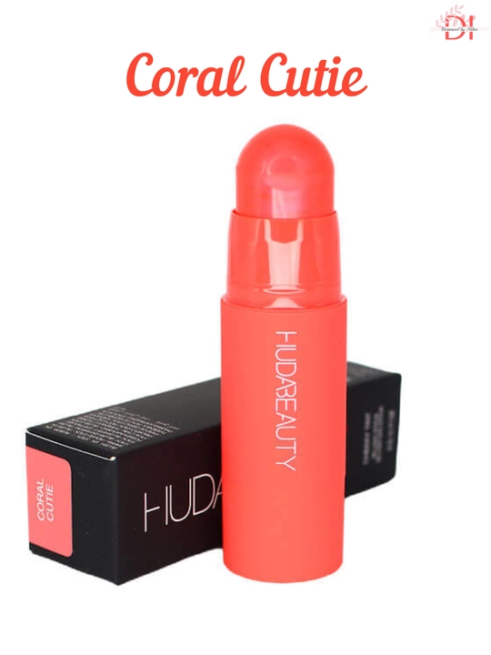Кремовые румяна-стик Huda Beauty-нежная текстур, натуральный румянец, легкое нанесение 