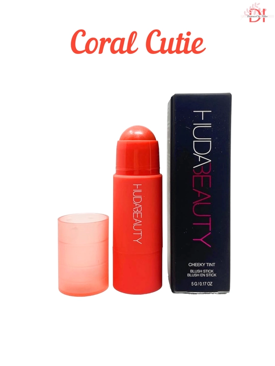 Кремовые румяна-стик Huda Beauty-нежная текстур, натуральный румянец, легкое нанесение 