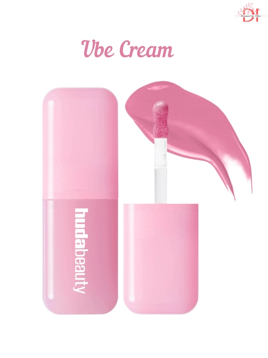 Suyuq rumyana Huda Beauty aplikator bilan-kremli formula, mayin tekstura, mayin tekstura