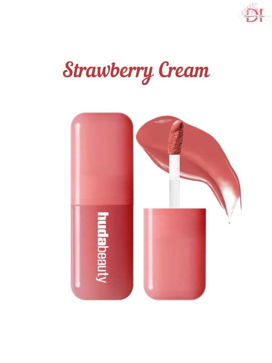 Suyuq rumyana Huda Beauty aplikator bilan-kremli formula, mayin tekstura, mayin tekstura