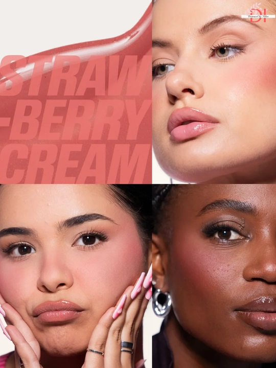 Suyuq rumyana Huda Beauty aplikator bilan-kremli formula, mayin tekstura, mayin tekstura