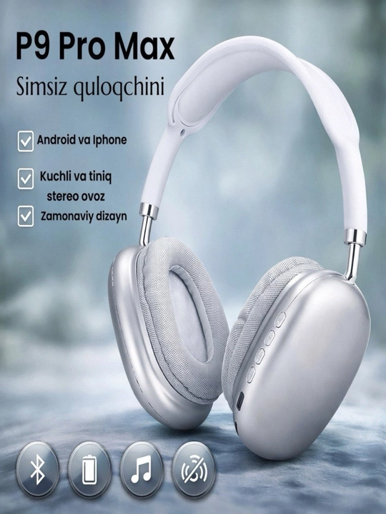 P9 Pro Max – Kuchli bass va zamonaviy dizayn - 