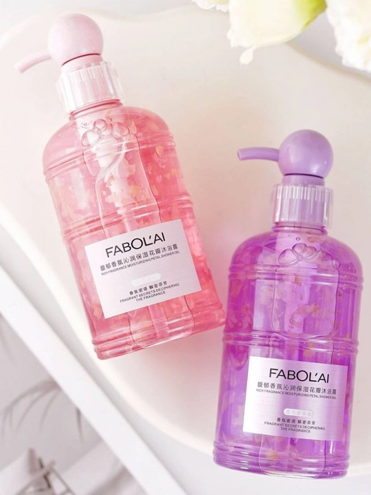 Рarfyumerlangan namlovchi dush uchun gel, yasmin gul barglari bilan FABOL’AI, 500 ml