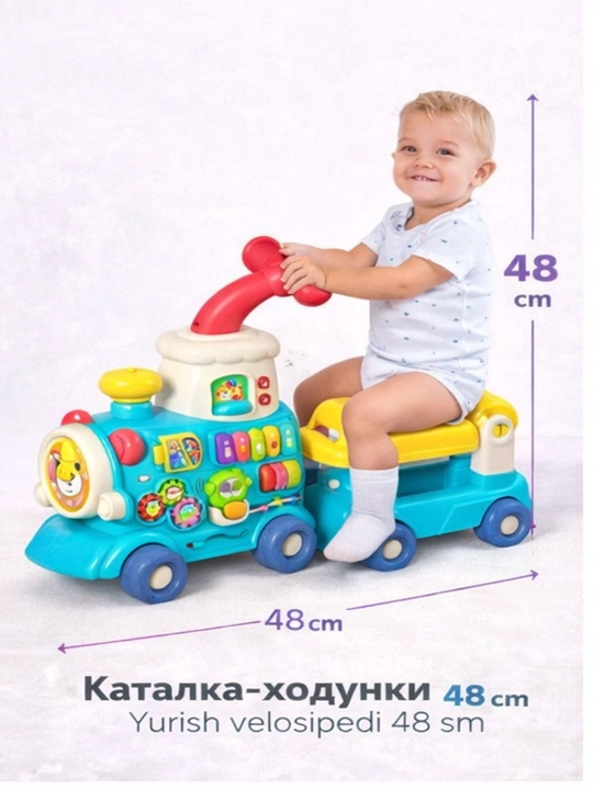 Ko‘p funksiyali 5-in-1 «Poyezd» katalkasi - 