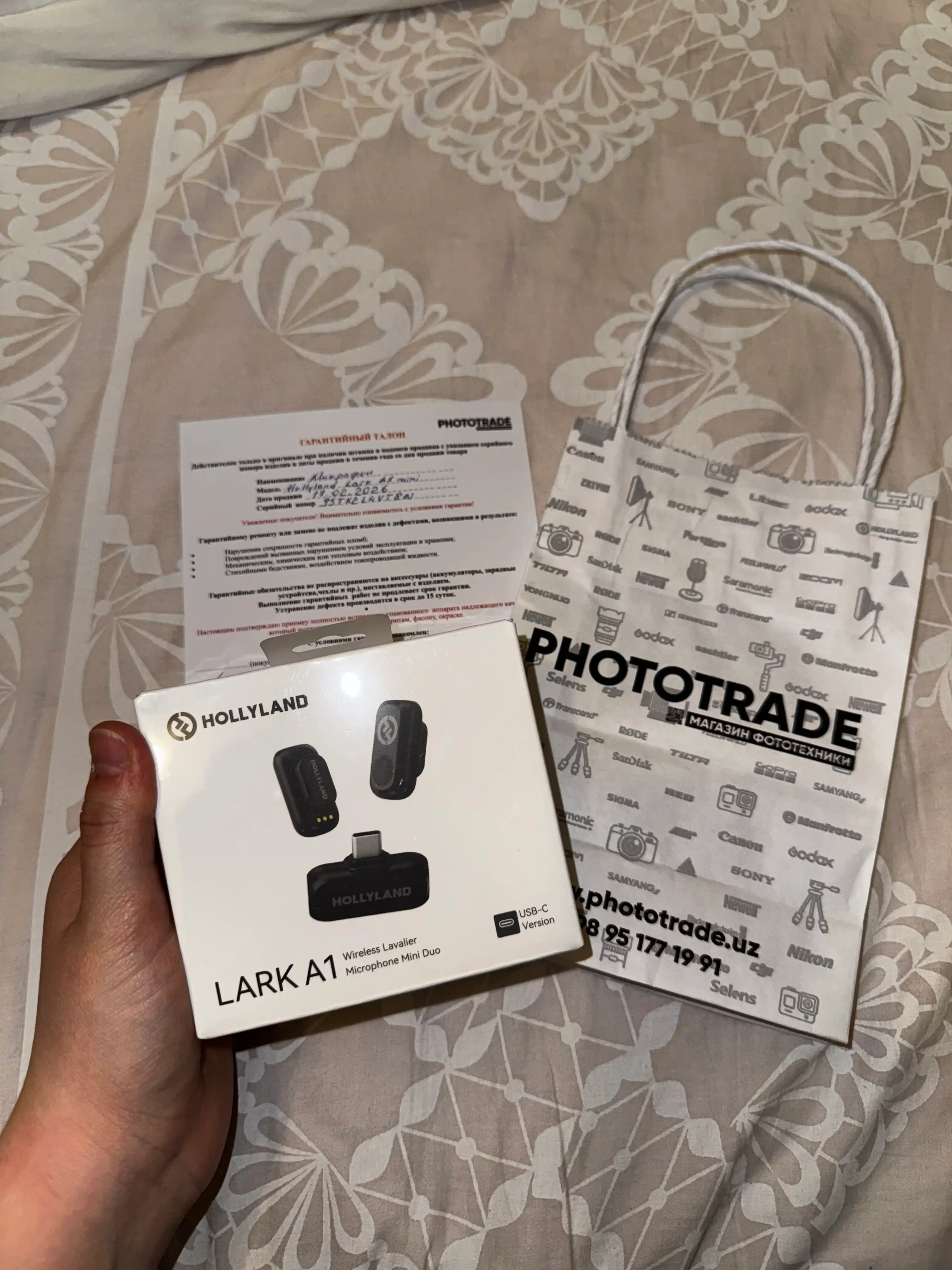 Hollyland LARK A1 Mini Duo USB-C — беспроводной микрофон для смартфонов