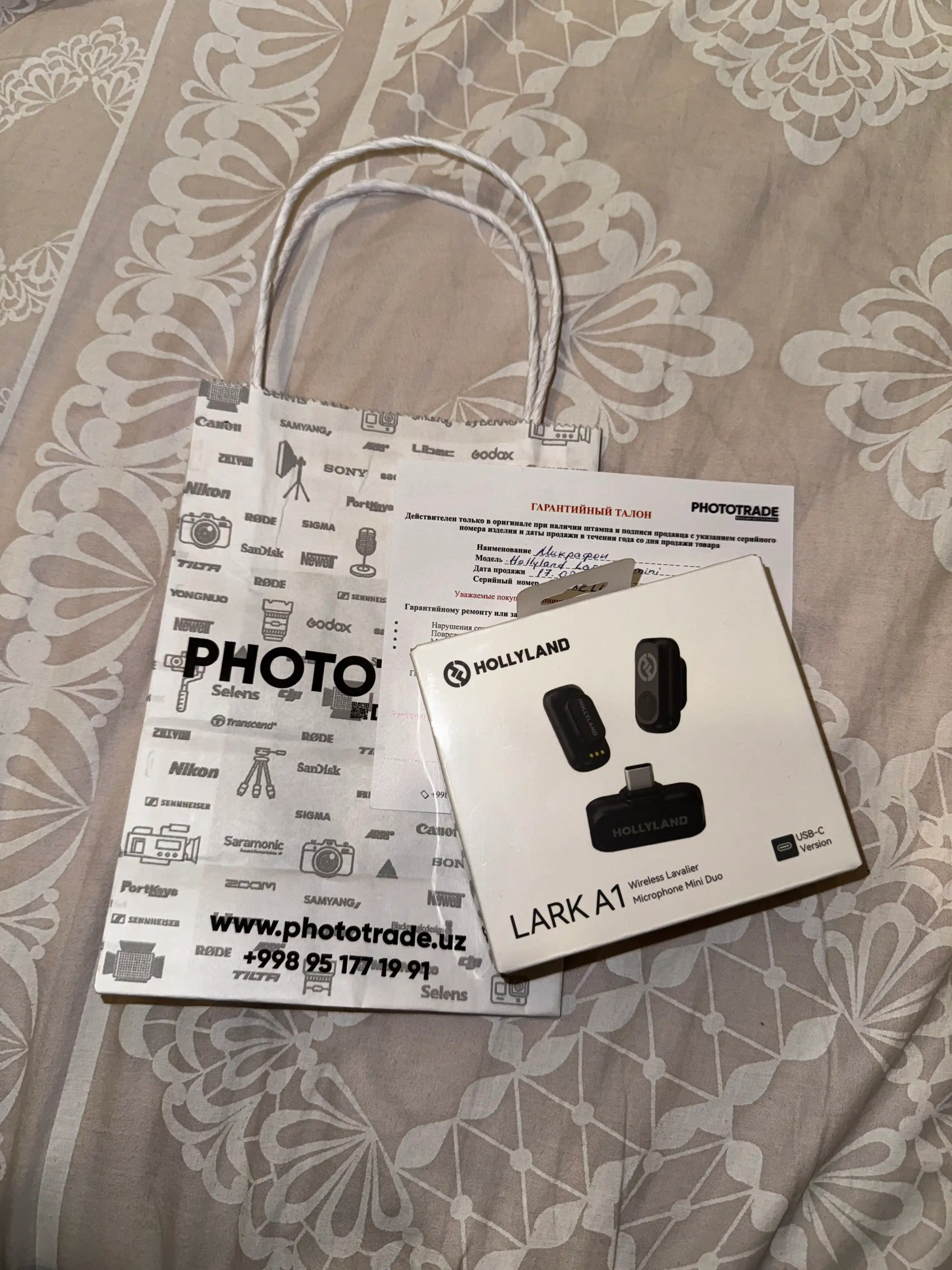 Hollyland LARK A1 Mini Duo USB-C — беспроводной микрофон для смартфонов