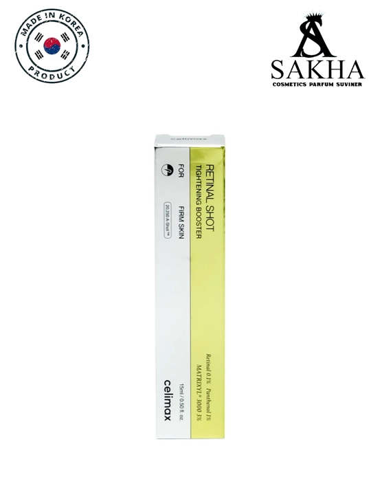 Celimax Retinol Shot: lifting-buster va zardob, retinol va mikroignalar bilan