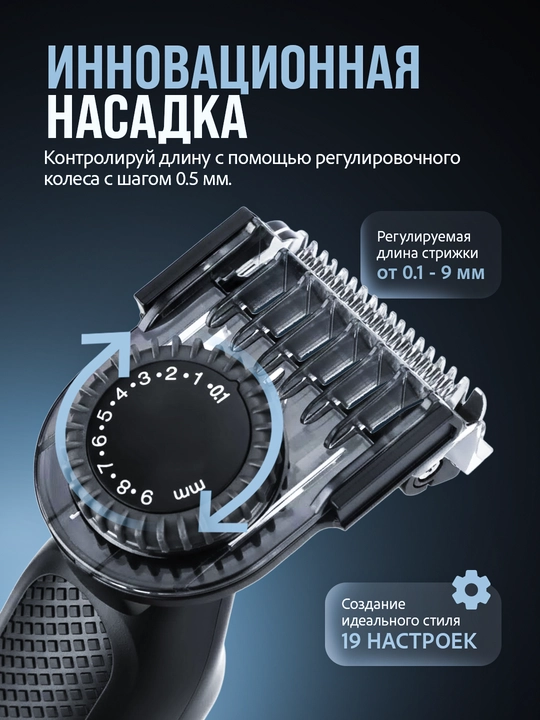 Триммер VGR V-360 для бороды, домашний уход, аккуратный контур, триммер для тела