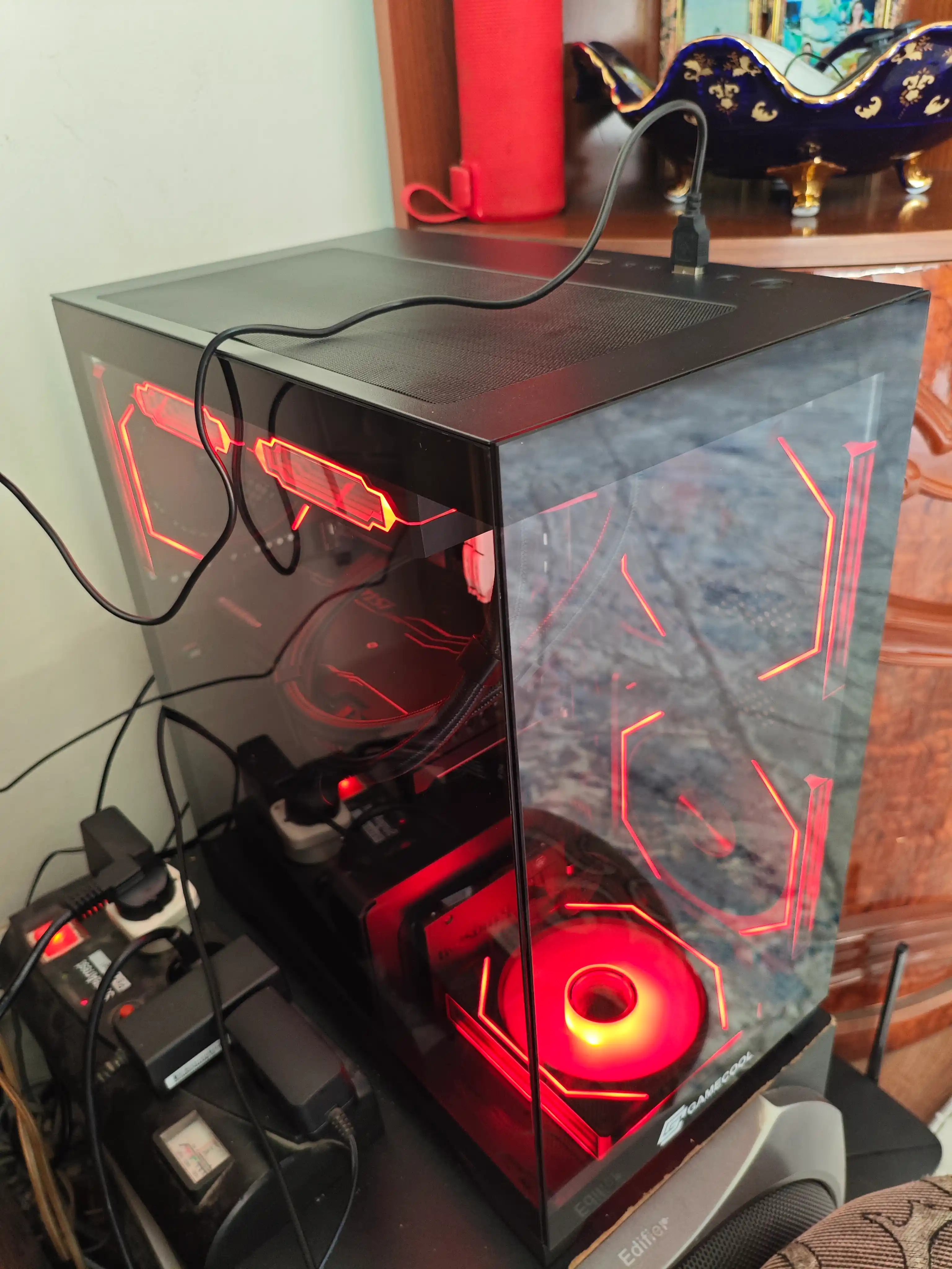 Bo‘sh korpus, WeCan shaxsiy kompyuter uchun akvarium qutisi, GameCool 3 RGB cooler