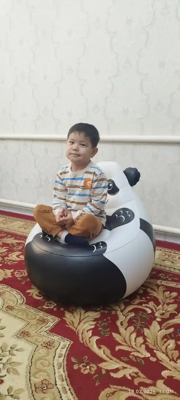 Надувной пуфик для дома и для сада