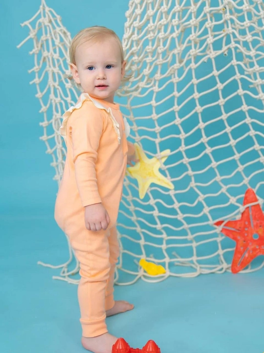 Divakids qizaloqlar uchun 100% paxtali kombinezon - 