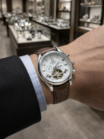 Мужские наручные часы Omega — TIMEUZB-OMEGAAA-БЕЛЫЙ