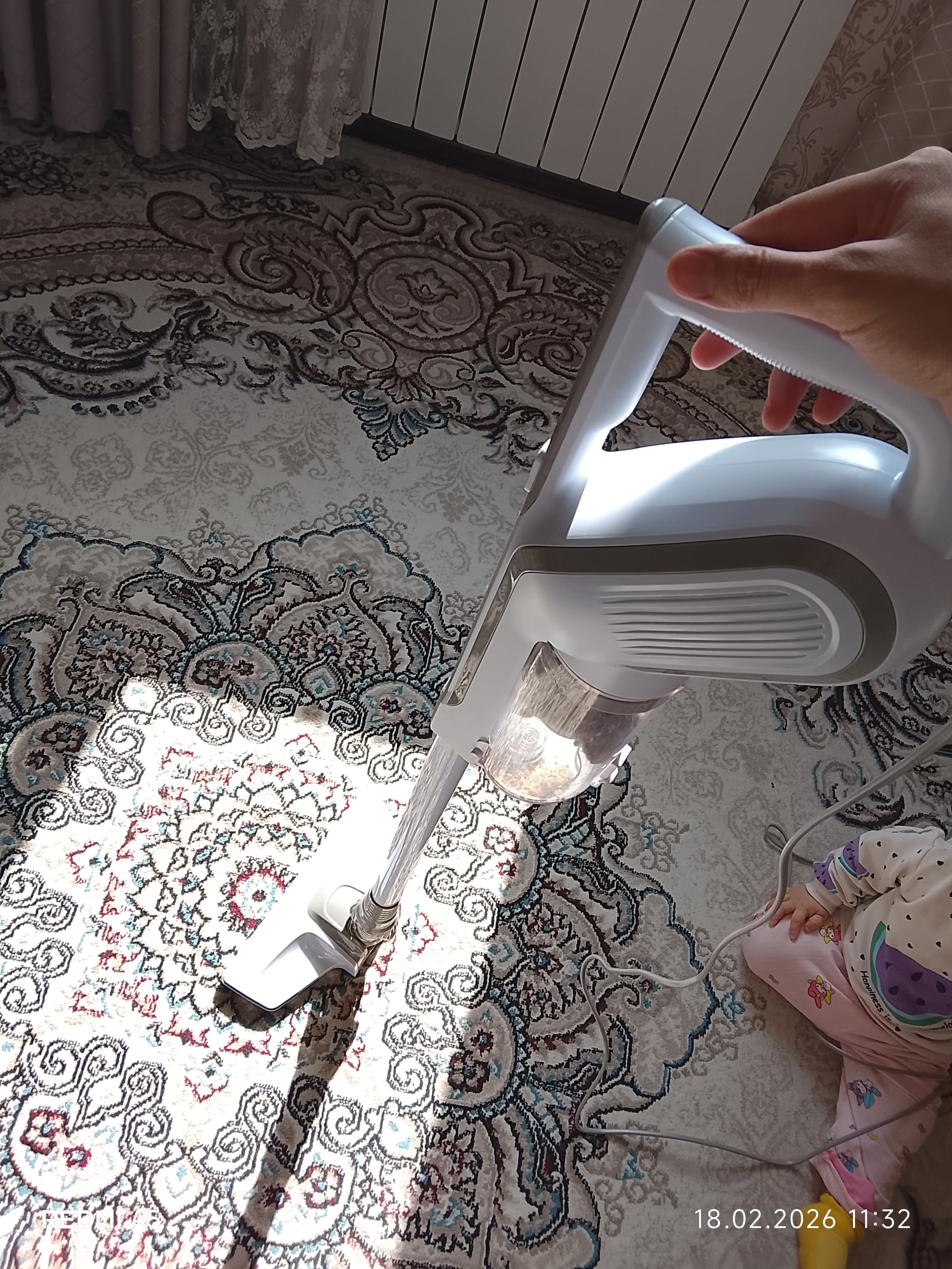 DOMEX uy uchun vertikal changyutgich, qo‘l changyutgichi, 900 Vt, kuchli