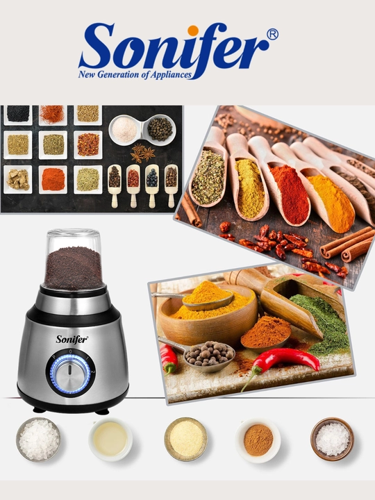 Blender, ko'p funksiyali, SONIFER 2in1 SF-8014, 600W