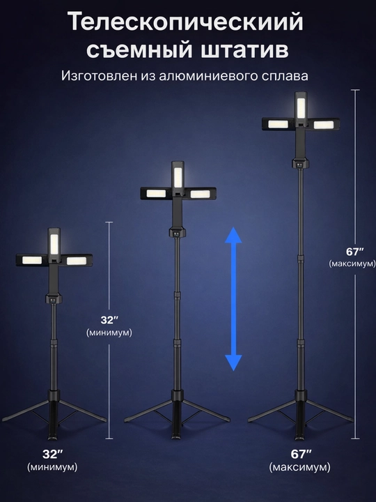 Kuchli LED tashqi chiroq va fonarlar to‘plami