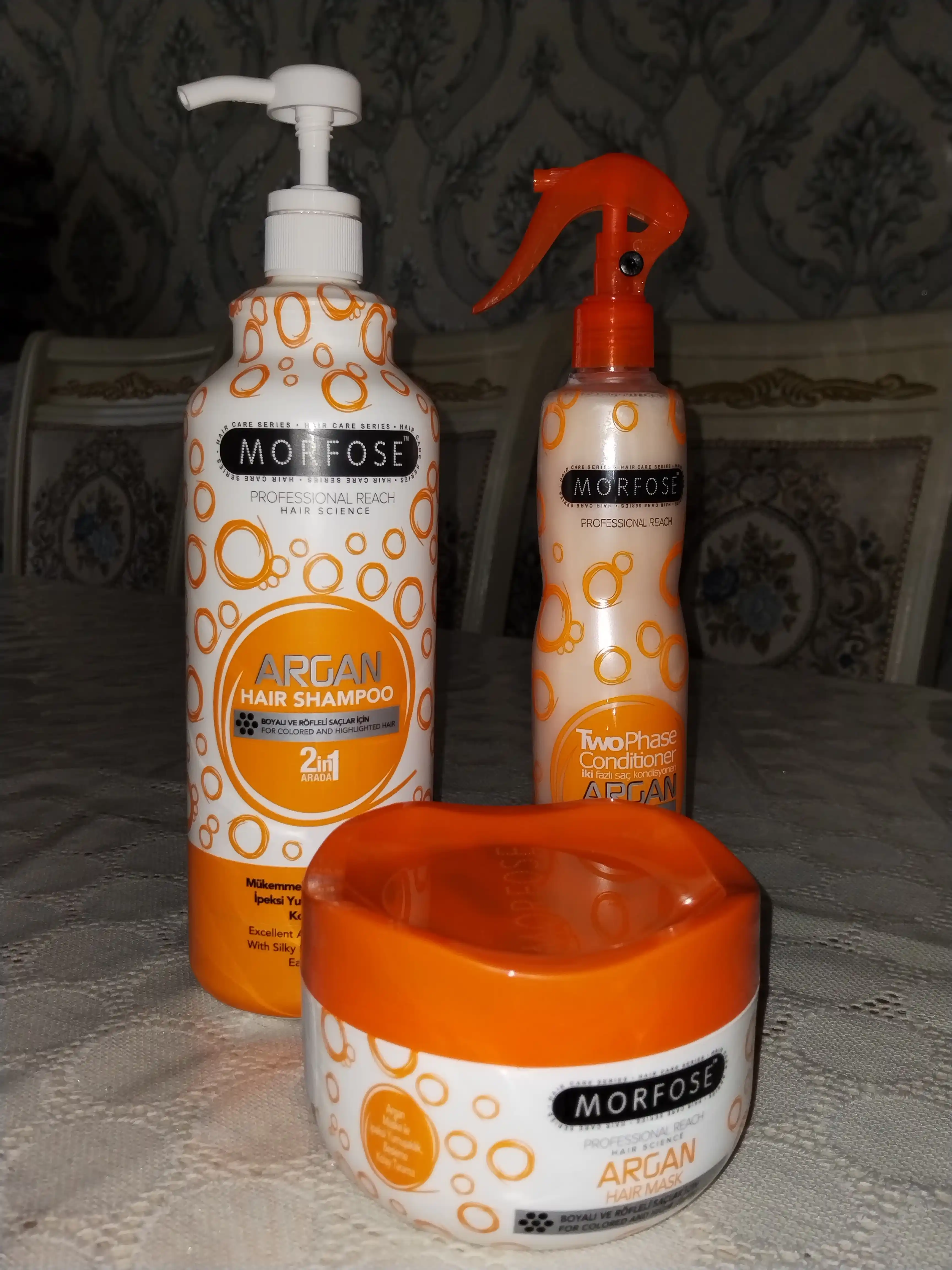 Soch uchun professional tiklovchi niqob Morfose Hair Mask, 500 ml