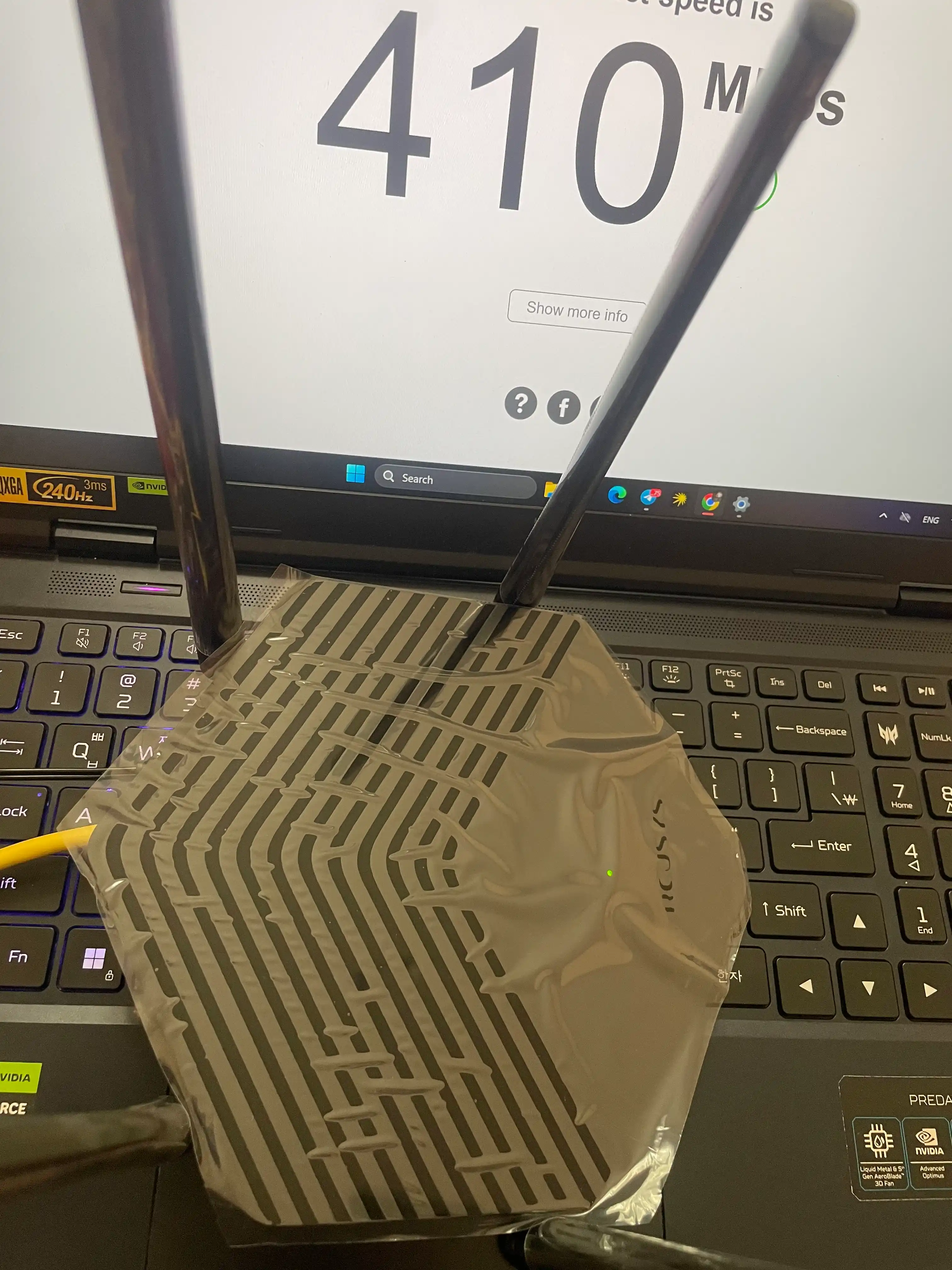Mercusys MR60X ikki diapazonlik Wi-Fi router 6-avlod AX1500 (uztelecom GPON ga tushmaydi)