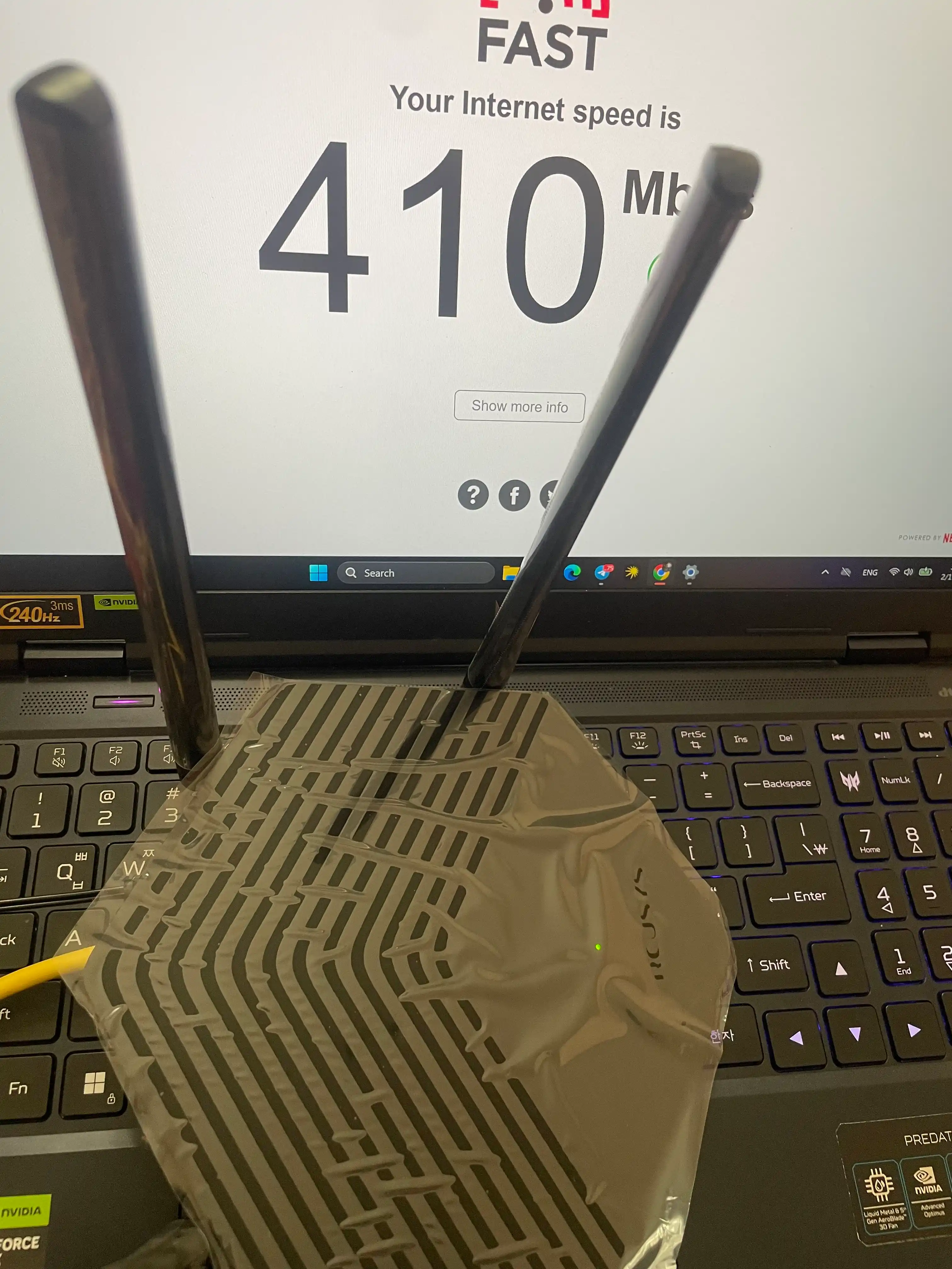 Mercusys MR60X ikki diapazonlik Wi-Fi router 6-avlod AX1500 (uztelecom GPON ga tushmaydi)