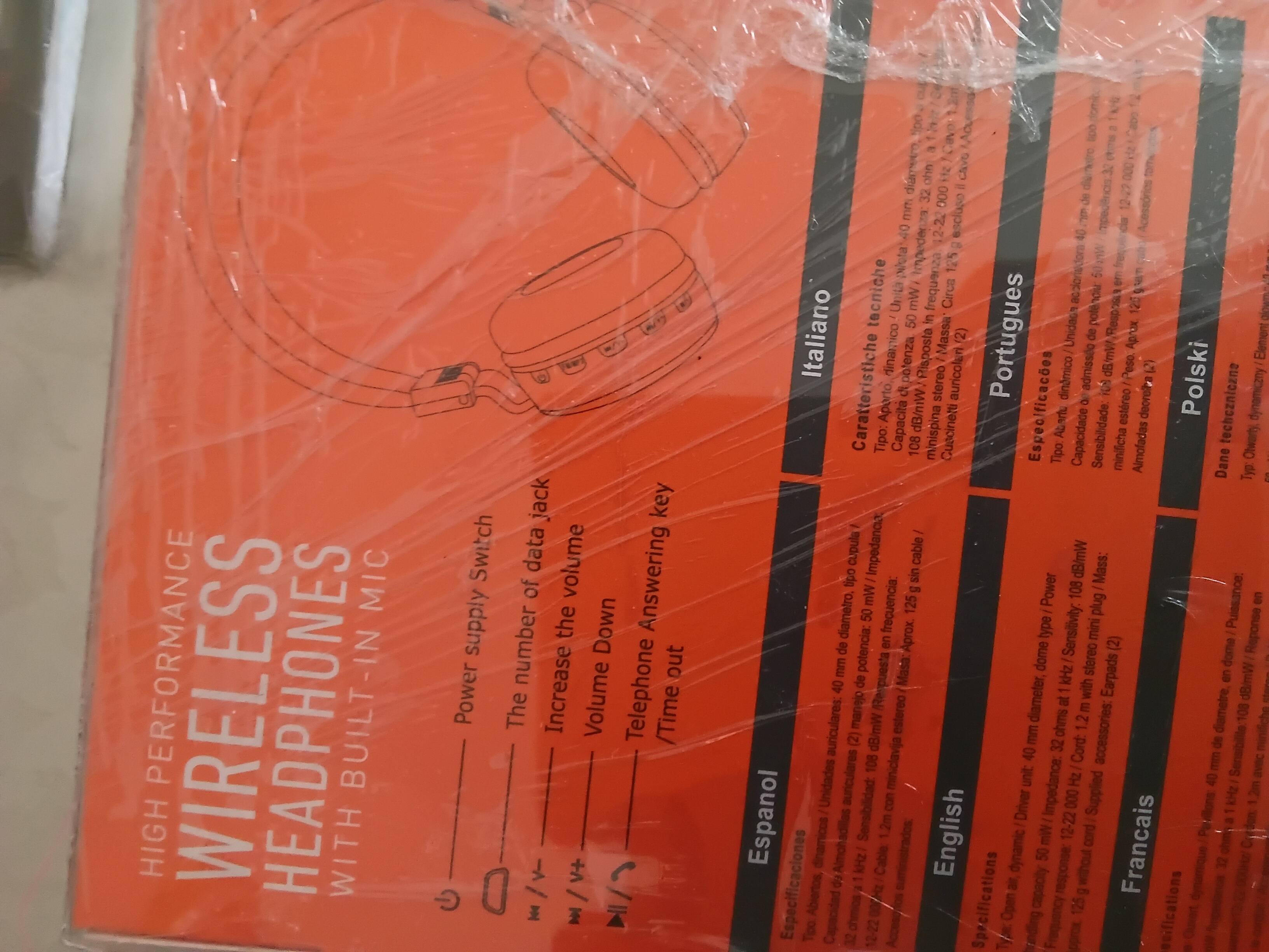 Wireless Ms-881 simsiz quloqchinlar, 3 xil rangda